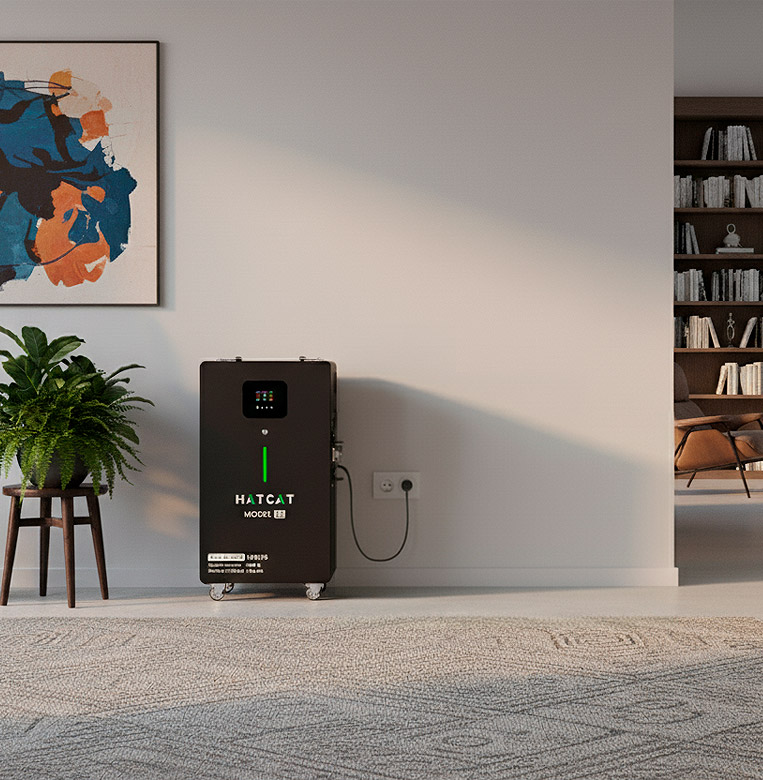 Model B connected to inveter